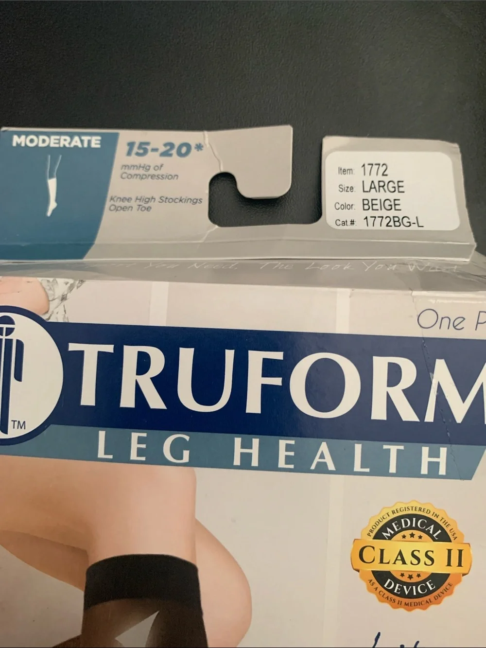 Truform Lites Ladies Sheer Knee Highs - Beige